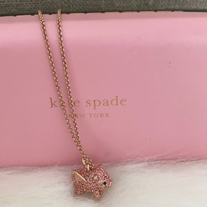 kate spade flying pig necklace